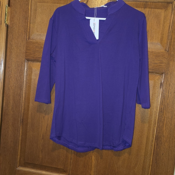 Elegant Purple Women's Top - Picture 1 of 3